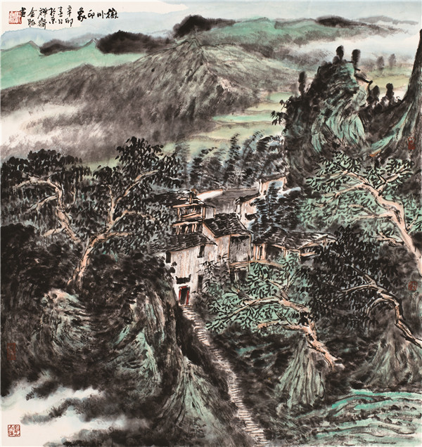 大壑无声.郭金服山水画巡展在珠海画院开幕