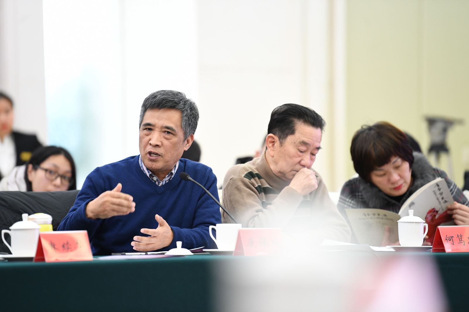 中国剧协秘书长,戏剧评论家崔伟发言      中山大学教授,古代戏曲专家