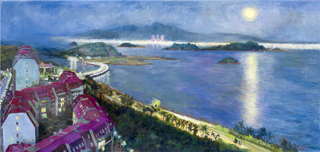 珠海市庆祝改革开放40周年美术作品展开幕