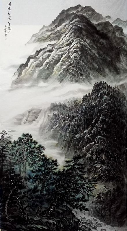 清远市"喜迎党的二十大 强国复兴有我"美术作品网络展(山水画篇)